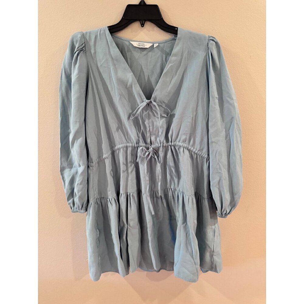 & Other Stories Paris Atelier Women's V-Neck Tiered Dress Size 10 Cottagecore